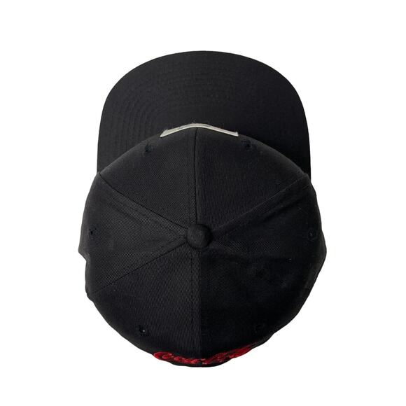 Coca Cola Polar Bear Youth Hat Cap Logo Black Snapback 90s Retro Soda Coke VTG - Picture 6 of 14